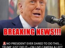 No President Ever Tried This. Trump Just Did — On Live Camera