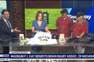 Tom Selleck contributes exclusive auction items to the Magnum P.I. Day fundraiser.
